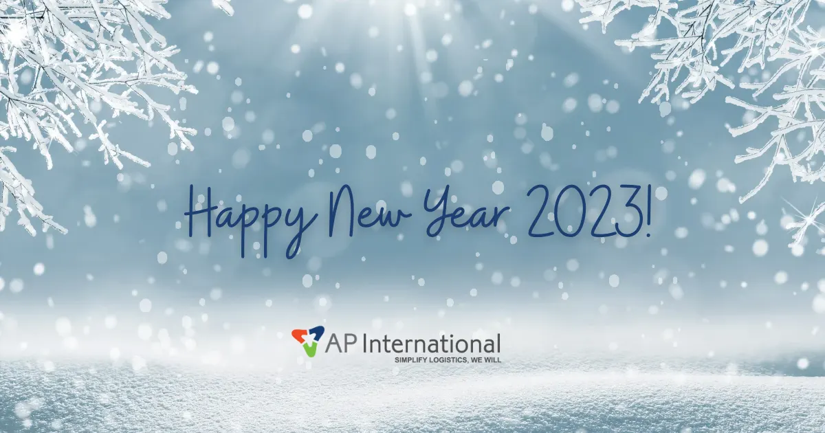 Your logistics partner wishes you a happy new year 2023