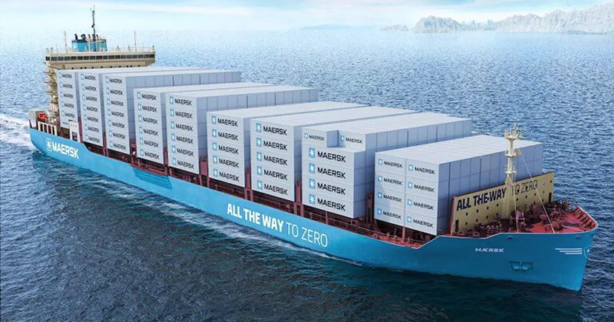 Maersk innovates with its new dual-fuel methanol and VLSFO ship