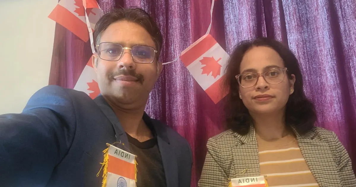 Nancy and Varinder Sharma choose Canada!